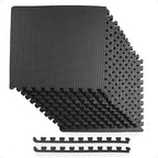 BalanceFrom Puzzle Exercise Mat 1/2" Thick, EVA Interlocking Foam Floor Tiles by Unknown