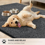 PURRUGS Dirt Trapping Door Mat 34" x 59", Non-Slip Machine Washable Entry Rug - Image 3