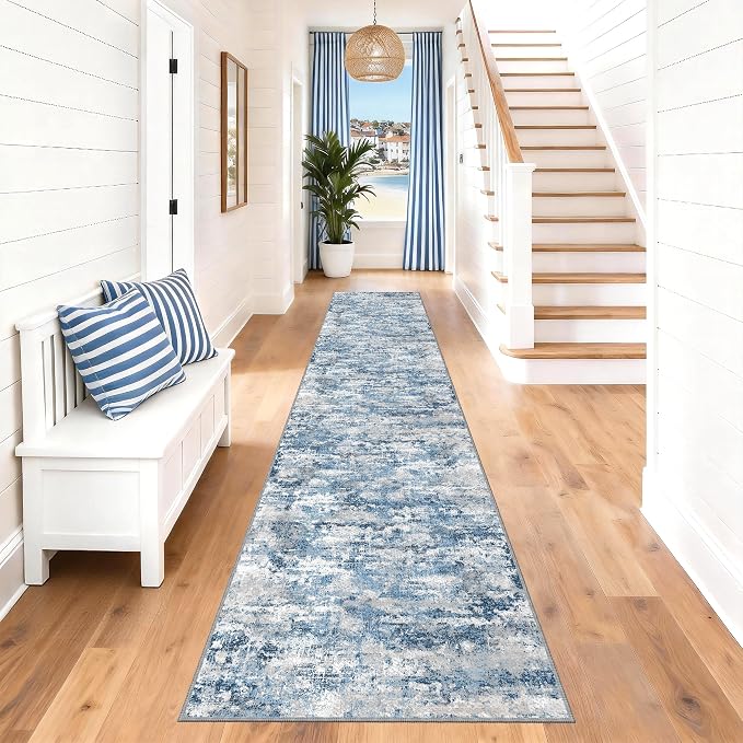 Washable Carpet Runners for Hallway 14ft-Non Slip Floor Runners for Dogs - Image 7