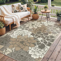 GENIMO Indoor Outdoor Area Rug 5'x8', Machine Washable Rugs by GENIMO