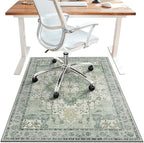 36"x48" Office Chair Mat for Hardwood Tile Floor, Under Desk Carpet Protector by BESBLEE