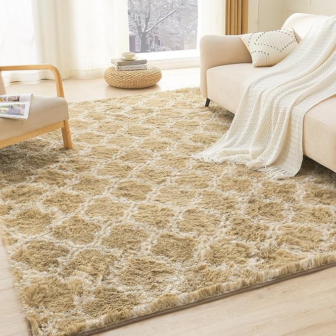 Litanika 8x10 Geometric Shag Area Rug by Litanika