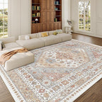 zesthome 8x12 Area Rugs, Stain Resistant Washable Rug, Ultra-Thin Rugs - Image 4