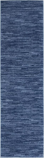Nourison Home Nourison Essentials Navy Blue 2' x 6' Area Rug - Image 6