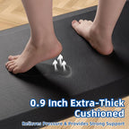 Anti Fatigue Kitchen Mats for Floor, 9/10 Extra Thick Cushioned Standing Desk - Image 2