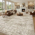 Soalmost 10x14 Area Rugs for Living Room, Non Slip Machine Washable Vintage Rugs - Image 2