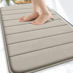 OLANLY Memory Foam Bath Mat 30x20, Super Soft Absorbent Bathroom Rugs, Quick Dry by OLANLY
