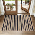Tangsoo Stripe Easy Jute Rug, Ultra Thin 2x3 Outdoor Rug by Tangsoo
