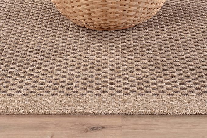 CAMILSON Indoor and Outdoor Runner Rug Natural Sisal Boho Woven Design - Image 4