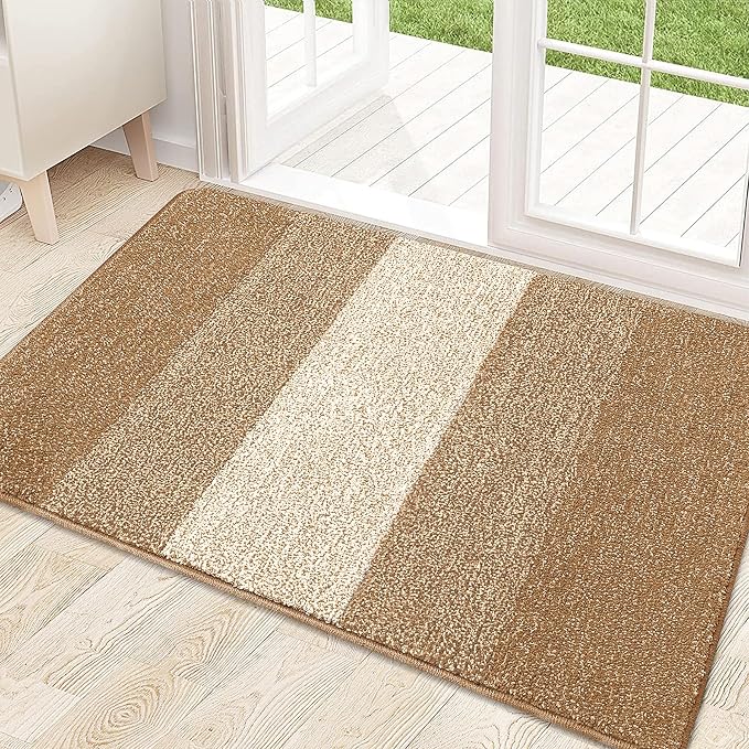 Kitinjoy Indoor Outdoor Door Mat, 32x20 Non-Slip Absorbent Dirt Trapper by Kitinjoy