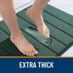 OLANLY Memory Foam Bath Mat 59x35, Super Soft Absorbent Bathroom Rugs, Quick Dry - Image 6