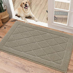 BEQHAUSE Dirt Trapper Door Mat 20" x 32", Doormat Non-Slip Entryway Rugs by BEQHAUSE