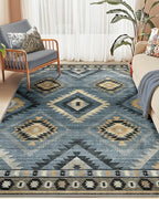 BESTSWEETIE Area Rug 9x12 Rug Machine Washable Non-Slip Low Pile Print Pattern - Image 5
