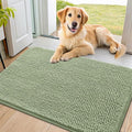 Smiry Dog Door Mat for Muddy Paws 36x24, Absorbent Dirt Trapper, Non-Slip by Smiry