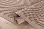 CAMILSON Easy Jute Round Rug 4ft Indoor Outdoor Natural Color Fiber Area Rugs - Image 6