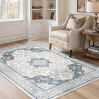 cotiled 4x6 Area Rug Machine Washable Vintage Carpet by COTILED