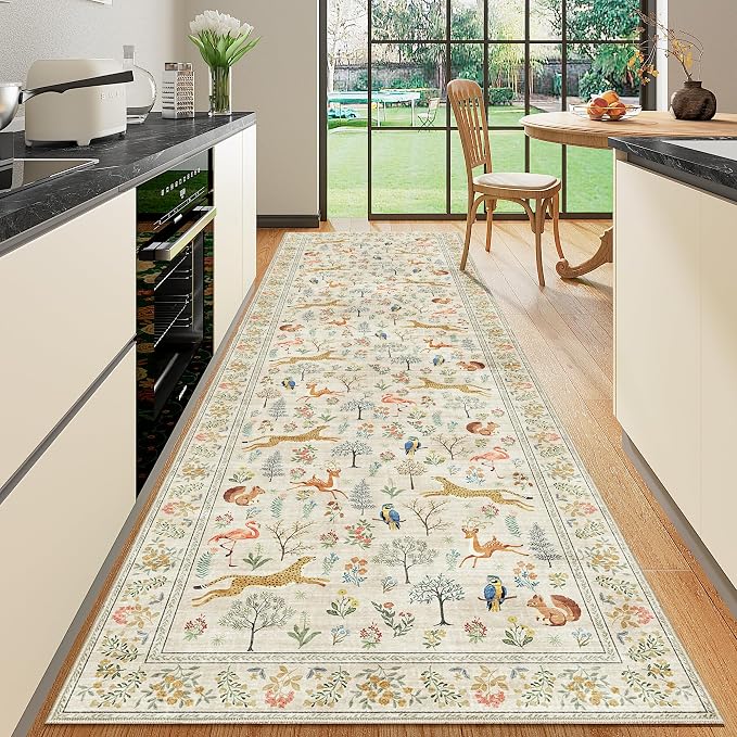 DUKINO 3x10 Washable Runner Rug - Image 3