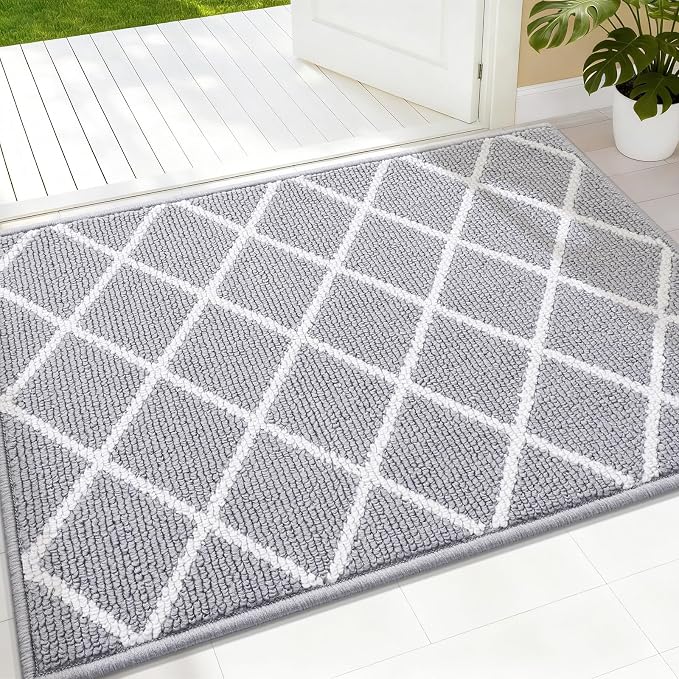 Finchitty Indoor Door Mat, Dirt Resistant and Absorbent, Low-Profile, Washable by Finchitty