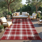 GENIMO Waterproof Outdoor Rug for Patio Clearance, Lightweight RV Camping Mat - Image 4