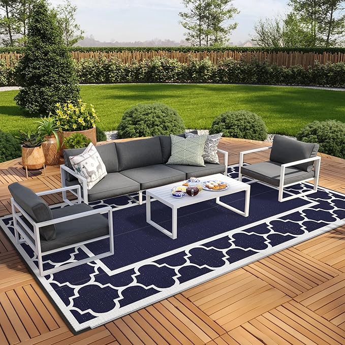 GENIMO 8' x 16' Outdoor Rug Waterproof by GENIMO