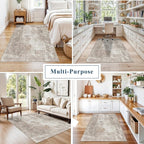 4x5 Washable Area Rugs for Entryway - Image 4
