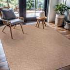 CAMILSON Easy Jute Rug 4x6, Indoor Outdoor Natural Color Farmhouse Area Rugs - Image 7