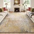 Beige Gold Washable Rug 6x9 Area Rugs by Acapet