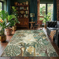 GarveeHome 5x7 Jungle Area Rug Washable Rugs by GarveeHome