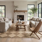 nuLOOM Outdoor Performance Collection Sabina Trellis Brown/Ivory, Soft and Cozy by nuLOOM