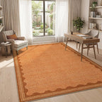 GarveeHome Scalloped Orange 2x6 Runner Rug - Image 8