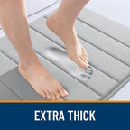 OLANLY Memory Foam Long Bathroom Rugs Runner 59x20, Super Soft Absorbent Bath - Image 6