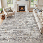Washable 6x9 Area Rug for Living Room by JessibouAreaRug