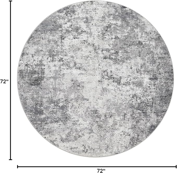 UERMEI 6ft Round Area Rug Living Room Rugs - Image 2