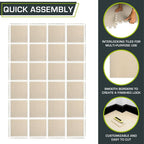 ProsourceFit Exercise Puzzle Mat 1/2-inch, EVA Interlocking Foam Floor Tiles - Image 5