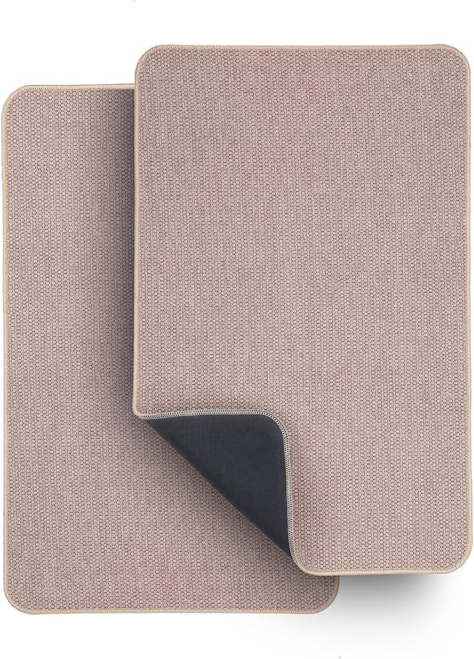 Bath Mat, Ultra Thin Bathroom Rugs, Rubber Bath Mats by BosapDirect