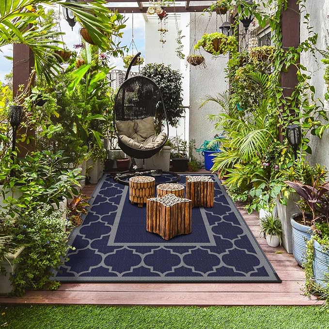 GENIMO 6' x 9' Outdoor Rug Waterproof - Image 7
