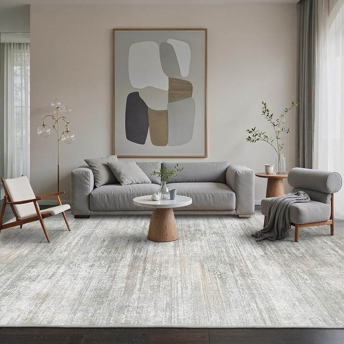 BEIMO Area Rugs 3x5 for Living Room Bedroom, Modern Abstract Machine Washable - Image 3