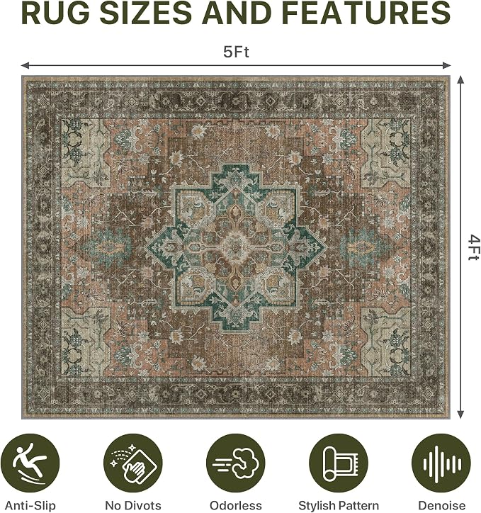 48"x60" Office Chair Mat for Hardwood Tile Floor, Under Desk Carpet Protector - Image 9