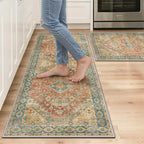 GENIMO Kitchen Rugs Non Slip Washable, Cushioned Standing Mat, Kitchen Runner by GENIMO