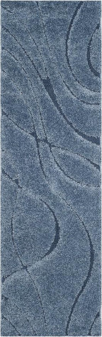 SAFAVIEH Florida Shag Collection Runner Rug - Image 3