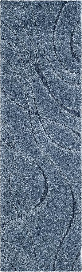 SAFAVIEH Florida Shag Collection Runner Rug - Image 2
