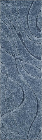 SAFAVIEH Florida Shag Collection Runner Rug by Unknown