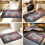 Front Door Mat, Heavy Duty Non-Slip Rubber Dirt Trapper, Quick-Dry Low-Profile - Image 8