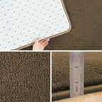 Pettop 4x6 ft Light Brown Area Rugs - Image 4