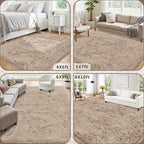 8x10 Area Rug for Living Room: Ultra Soft Fluffy Rug Modern Large Thicked Shag - Image 5