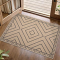 Tangsoo Easy Jute Rug 2x3 Outdoor Rug, Washable Non-Slip Rug by Tangsoo