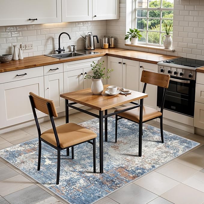 3x5 Washable Kitchen Rug – Non-Slip Rubber Backed Small Area Rug - Image 4