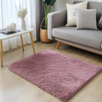 OLANLY 2x3 Machine Washable Small Bedside Rug, Soft Fluffy Shaggy Entryway - Image 3