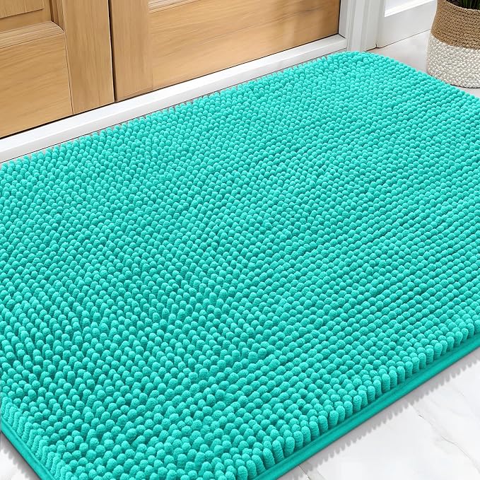 OLANLY Dog Door Mat for Muddy Paws 32x20, Absorbs Moisture and Dirt, Absorbent by OLANLY