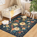 DUKINO 3x5 Area Rug, Floral Rugs by DUKINO